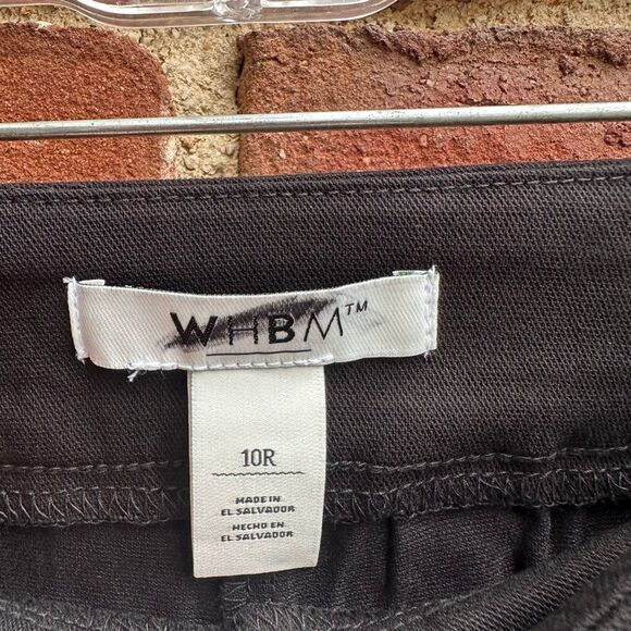 White House black market $120 pull on skinny flare pants womens 10 NEW - Picture 4 of 6